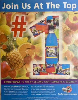 Fruitopia Fruit Beverage Ad 2000 – Number One!