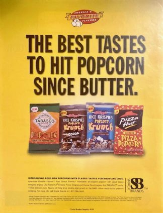 KELLOGG Company and America’s Favorite Popcorn Flavors Ad 2001
