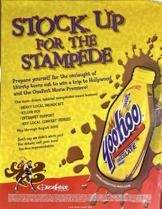 Yoo-hoo Chocolate Drink Ad 2001- Ozzfest 2001 Movie Premiere in Hollywood