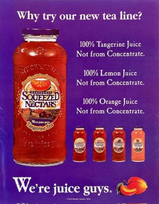 Nantucket Squeezed Nectars Ad 2000 – Tangerine Tea