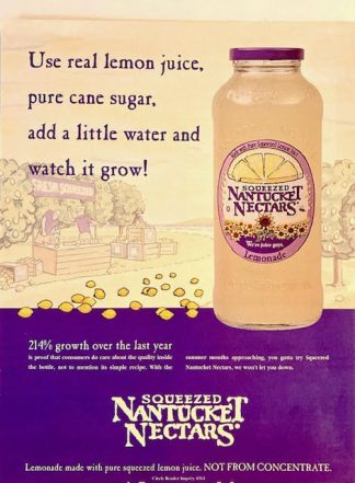 Nantucket Squeezed Nectars Ad 2001 – Lemonade