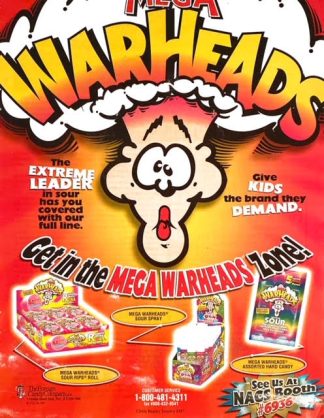 WARHEADS Candy Ad 2001 – Mega Warheads  “Get in the Mega Warheads Zone!”