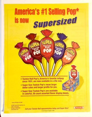 Tootsie POP 2001 Ad 2001 – Supersized