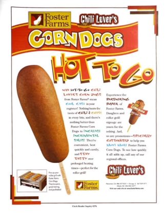 Foster Farms Corn Dogs Ad 2000 – HOT TO GO