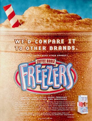 Coffee House FREEZERS Ad from 2000 – We’d Compare it to Other Brands
