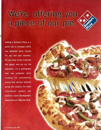Domino's Pizza Ad 2000 – Offering a piece of the Pie