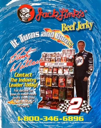 Jack Links Beef Jerky Ad 2001 -Rusty Wallace #2
