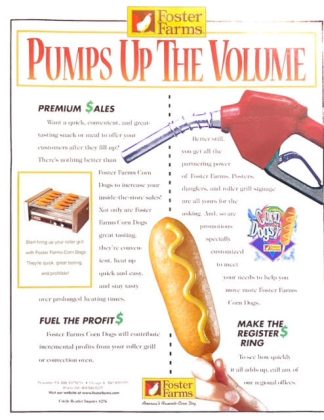 Foster Farms Corn Dogs Ad 2000 – Pumps Up the Volume