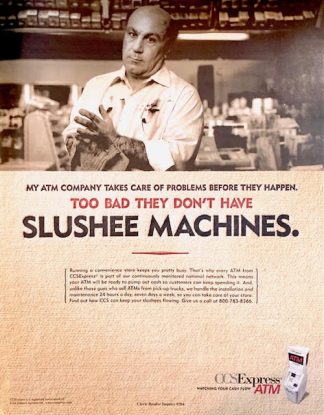 CCS Express ATM Ad 2000 – Slushee Machines