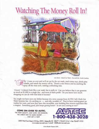 Autec Car Wash System Ad 2000 – Island Car Wash, Emerald Isle, North Carolina