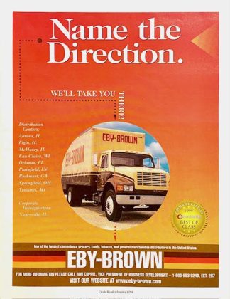Eby Brown Trucking Ad 2000- Name the Direction