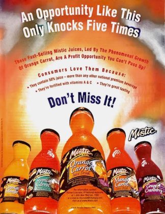 Mystic Juice Drink Ad 2000 – Don’t miss It!