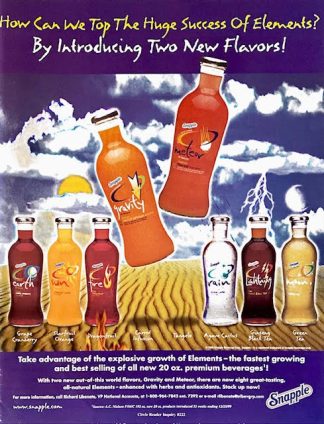 Snapple Beverage Ad 2000 – Elements