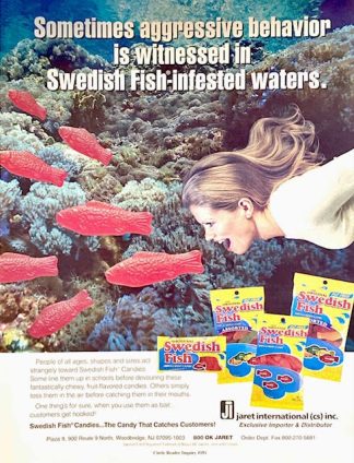 Swedish Fish Ad 2000 – The Candy That Catches Customers