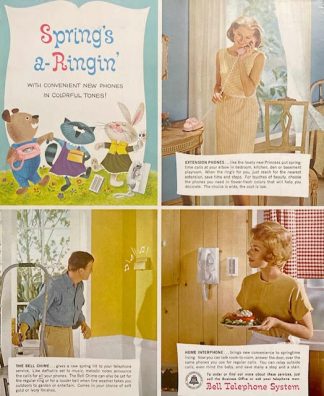 Bell Telephone System Ad 1962 – “Springs a Ringin…”