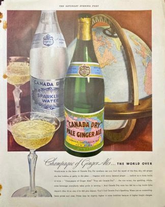 Canada Dry Pale Ginger Ale 1934 Ad – Sparkling Water