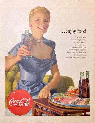 Coke Ad 1952 - …enjoy food
