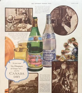 Canada Dry 1936 Ad – Castle Harbour Hotel, Bermuda