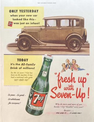 Canada Dry 1952 Ad Only Yesterday… and Today