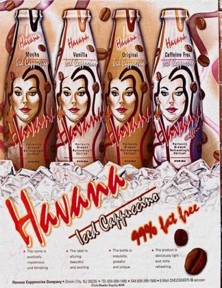 Havana Iced Cappuccino Ad 2000 -Exotic, Exciting, Enticing