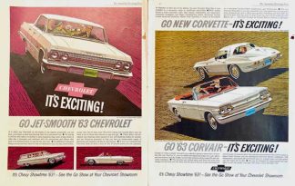 It’s Go Chevrolet for 63 - 1963 Cars Ad EXCITING!