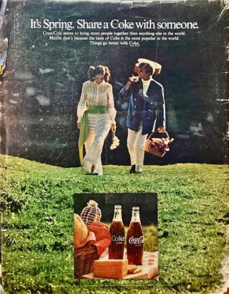 Coke Advertisement 1968 – It’s Spring