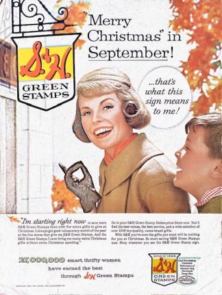 Merry Christmas in September – 1960 S&H Stamps Advertisement