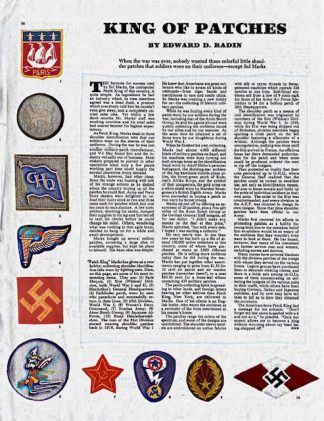 KING OF PATCHES 1948 Article by Edward D. Radin