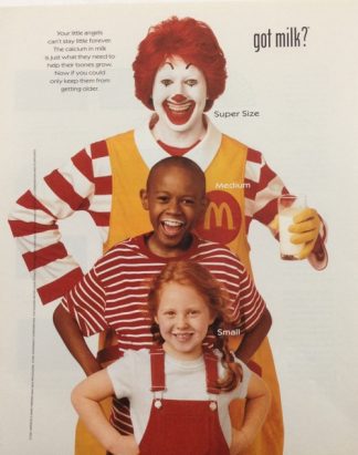 Ronald McDonald - GOT MILK? 2003 Ad