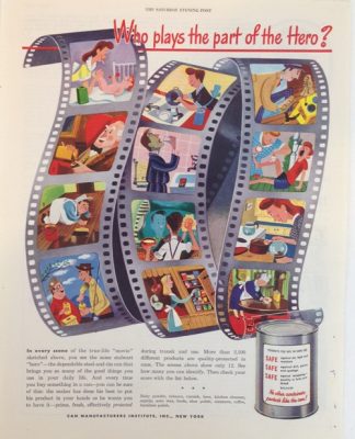 Can Manufacturers Institute 1947 Ad