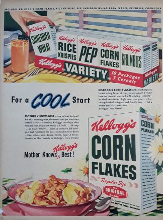 Kellogg’s Corn Flakes 1938 Ad – Variety Pack