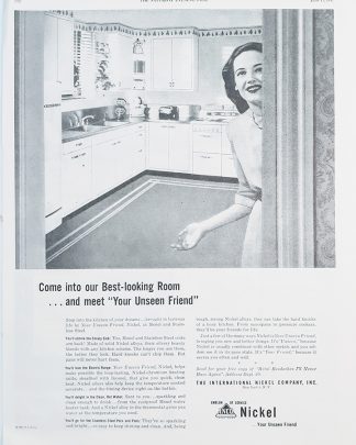 International Inco Nickel Company 1947 Ad – Come into our Best Looking Room…