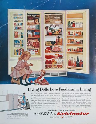 Foodarama by Kelvinator 1962 – Living Dolls Love Foodarama Living.
