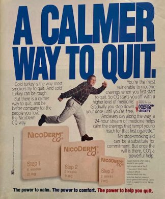 1998 NICODERM CQ Advertisement – A Calmer Way To Quit