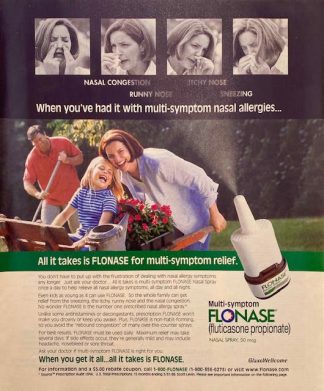 1999 FLONASE Advertisement – Nasal Allergies