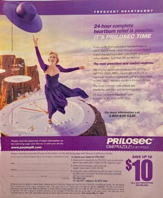 PRILOSEC 1999 Advertisement – Clock Dance - FREQUENT HEARTBURN?