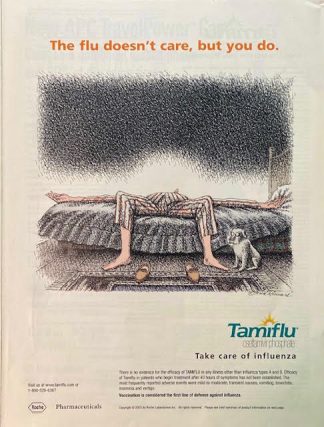 Tamiflu Advertisement 2003 - Flu Doesn’t Care