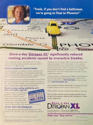 DITROPAN XL 2001 Advertisement - Frank, Find a Bathroom