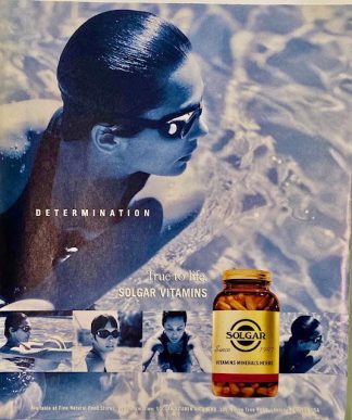 SOLGAR VITAMINS 1999 Advertisement – DETERMINATION