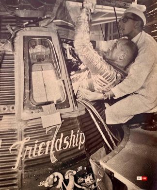 John Glenn 1998 Magazine Article Photo 1962 Friendship & Capsule