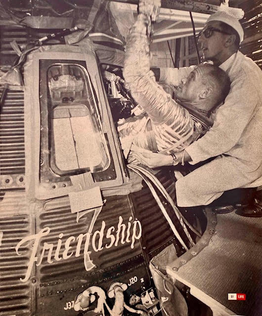 John Glenn 1998 Magazine Article Photo 1962 Friendship & Capsule
