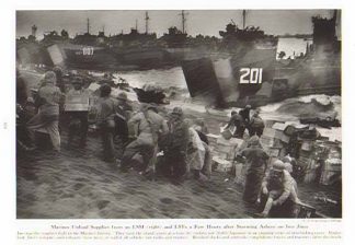 Marines on Iwo Jima 1946 Photo