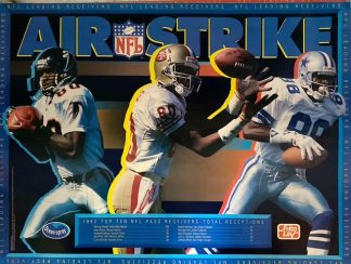 AIR STRIKE - Ocean Spray & Frito Lay 1992 NFL Leading Receivers Poster 1992 – Total Receptions