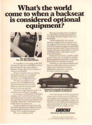 Fiat 1976 Car Ad - Fiat 128