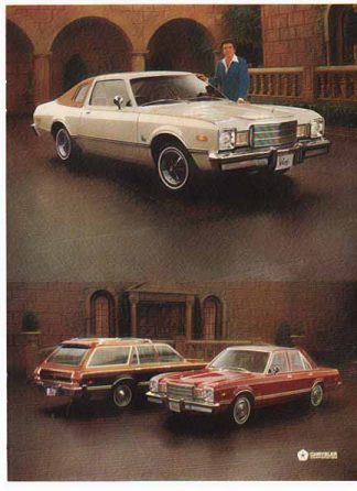 Chrysler 1976 Car Ad - Plymouth Volare / White 3 Cars