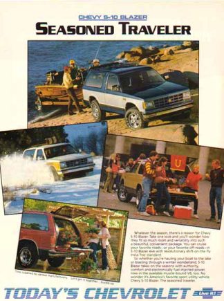 Chevrolet 1986 Truck Ad - Chevy S-10 Blazer / GM