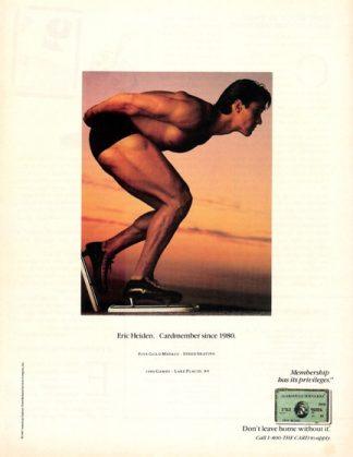 Eric Heiden for 1987 American Express Card 1980 Games- Speed Skating