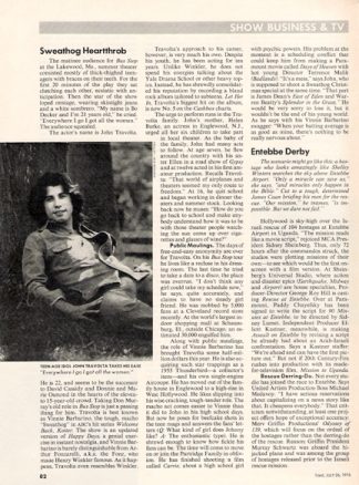 John Travolta 1976 Show Business Article "Sweathog Hearttrob"  Welcome Back Kotter