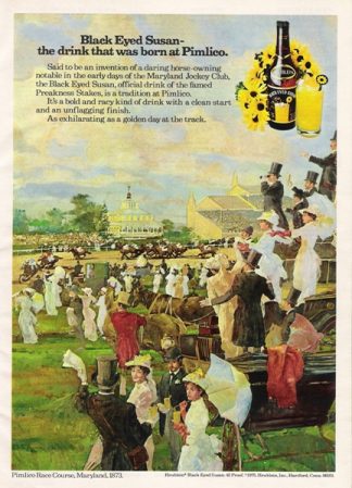 Black Eyed Susan Drink 1975 Ad from Heublein Inc