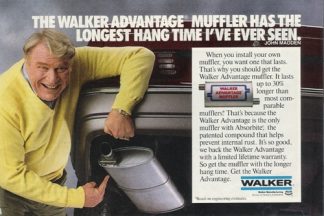 John Madden for 1989 Walker Muffler Ad The Walker Advantage